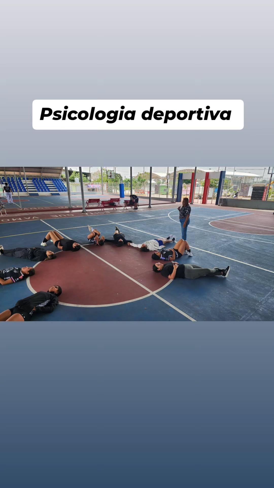 Actividad de psicología deportiva en cancha